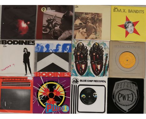 INDIE & NEW WAVE 7" - Magic collection of 40 x 7". Artists/titles include Joy Division - Transmission (FAC 13 textured sleeve
