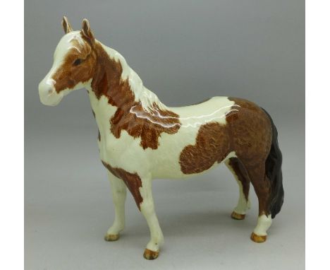 A Beswick pinto pony, 1373, first version