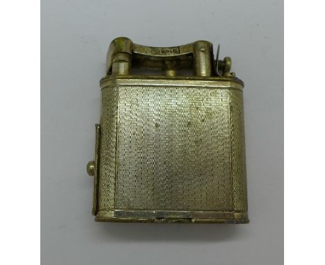 A plated Dunhill lighter