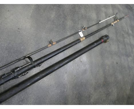 Vintage fishing rod and fishing rod tube