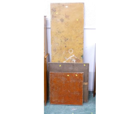 Folding card tables and decorated table 