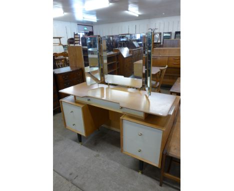 A G-Plan Librenza light oak dressing table