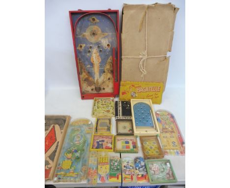 A quantity of bagatelle games to include Space, River Island etc.