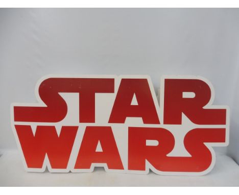 An original Star Wars Toys R Us shop display sign.