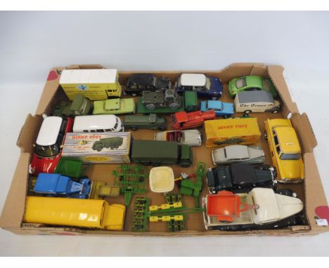 A tray of playworn Dinky and Corgi etc.