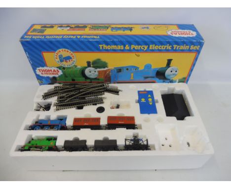A Hornby Thomas the Tank Engine, electric train set.