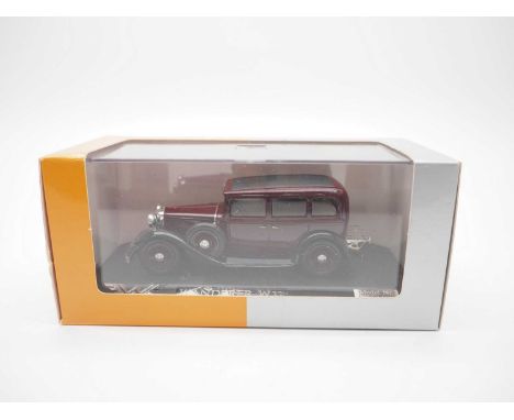 A rare 1:43 scale ZZ MODEL, Ltd edition hand built resin model of a 1928 Wanderer W11, No 52/100  - VG/E in G/VG Perspex case