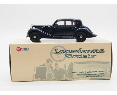 A LANSDOWNE MODELS  1:43 scale hand built white metal model of a 'LDM 87' 1939 Lagonda V12 Long Saloon- VG/E in G/VG box