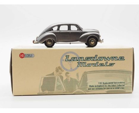 A LANSDOWNE MODELS 'LDM 26' hand built white metal, 1:43 scale model of a 1953 Jowett Javelin De Luxe - VG/E in G/VG box
