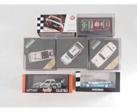 A group of 1:43 scale models by TROFEU, QUARTZO, MINICHAMPS, OXFORD DIECAST and VITESSE , comprising of British Rally and Tou