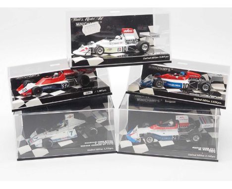 A group of 1:43 scale Formula 1 race cars by MINICHAMPS, comprising of cars from 1975 and 1976 seasons, to include a 1975 Bra