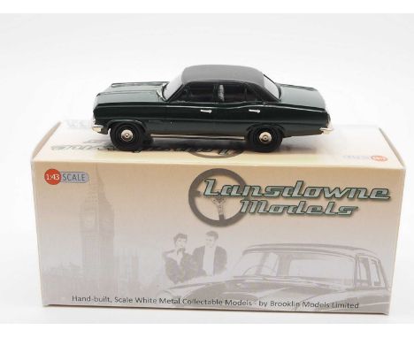 A LANSDOWNE MODELS, hand built 1:43 scale white metal model of a  'LDM 38' 1971 Vauxhall PC Viscount  - VG/E in G/VG box