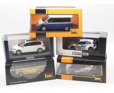 A group of  1:43 scale models by IXO, NOREV and WHITEBOX, comprising of Volkswagen automobiles/vehicles, to include an IXO 20