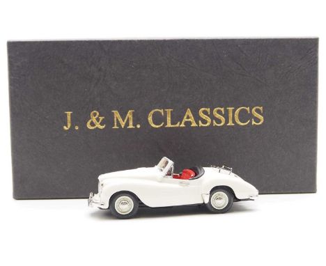 A rare 1:43 scale J&amp;M CLASSICS 'No 79' hand built white metal model of a 1950 Jowett Jupiter Mk 1- VG/E in G/VG box