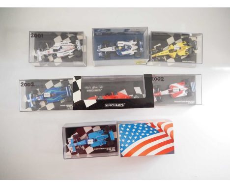 A group of 1:43 scale Formula 1 race cars by MINICHAMPS, comprising of cars from 1999 and 2000 seasons, to include a 1999 McL