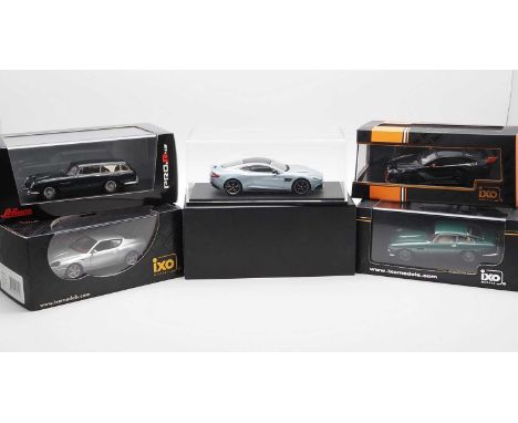 A group of  1:43 scale models by SCHUCO IXO and KYOSHO comprising of Aston Martin automobiles,  to include a SCHUCO 1966 Asto