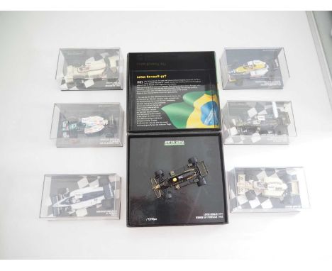 A group of 1:43 scale Formula 1 race cars by MINICHAMPS, comprising of cars from 1985 and 1986 seasons, to include a 1985 Lot