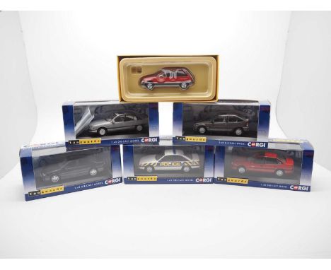 A group of 1:43 scale models by CORGI VANGUARDS, comprising of Opel and Vauxhall automobiles, to include a 1983 Vauxhall Nova