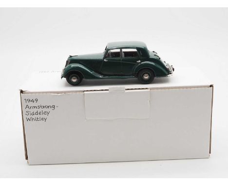 A CROSSWAY MODELS  hand built white metal, 1:43 scale model of a 1949 Armstrong Siddeley Whitley - VG/E in G/VG box