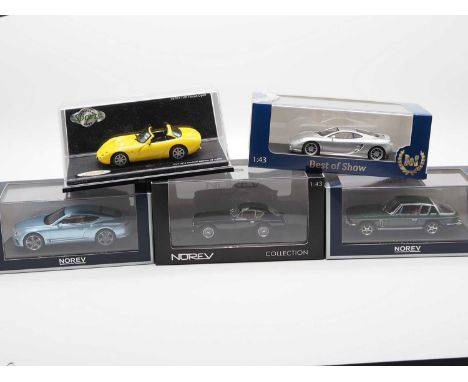 A group of 1:43 scale models by NOREV, BEST OF SHOW and VITTESE , comprising of British sports and GT cars, to include a NORE