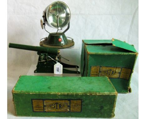 An Astra 12 inch heavy Howitzer, together with an Astra Super Search Light, both in original boxes.