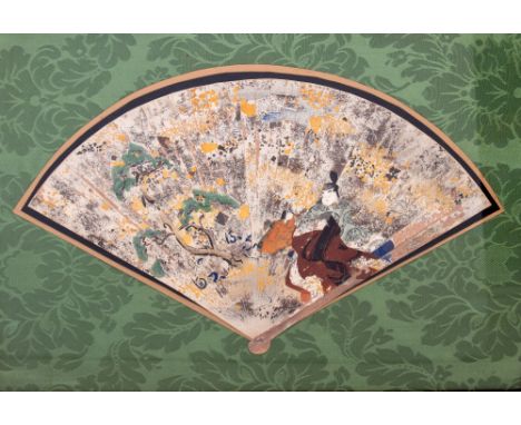 NINE FRAMED ORIENTAL WATERCOLOUR PRINTS and a folio of prints (10)