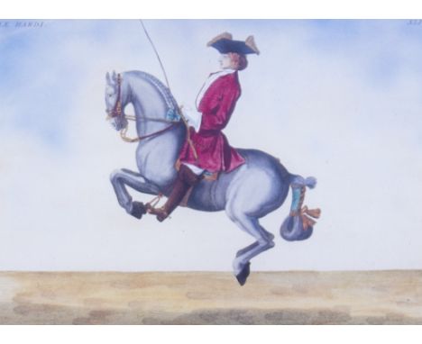 A GROUP OF THREE DECORATIVE PRINTS of Paris, each 25cm x 35cm together with five decorative equestrian print (8)