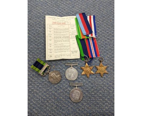 Five medals, all relating to Major DJA McConnell to include the Victory medal, the Defence Medal, the 1939-1945 Star, the Fra