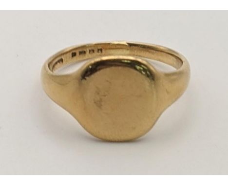 A 18ct gold signet ring 6.6gLocation:If there is no condition report shown, please request 