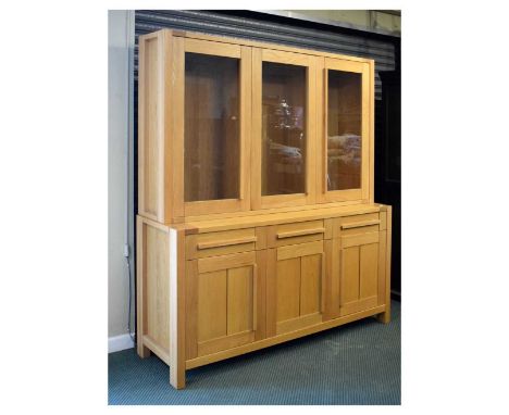 Marks and Spencer light oak sideboard with cabinet top, 179cm x 50cm x 198cm high