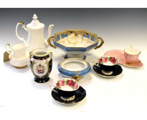 Quantity of ceramics to include; Royal Albert, Noritake, etc. 