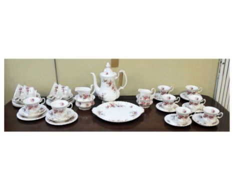 Royal Albert 'Lavender Rose' tea and coffee service