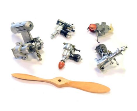 Quantity of model aircraft engines to include; Retro Redfin 099, Cox Engine, OS Max 842, etc. 