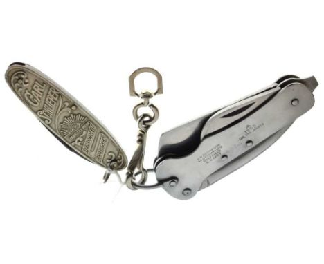 1955 military pocket knife, stamped "J. H. Thompson (Cutlery) Ltd Sheffield C. C. 1287", with Ordnance broad arrow and date, 