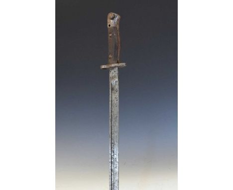 First World War '1907' rifle bayonet, blade 42.5cm long (55cm overall)