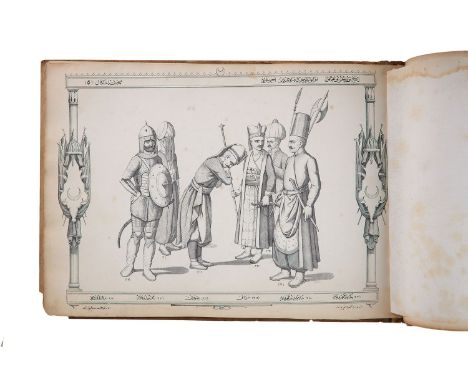 ƟAhmed Djevad, Etat Militaire Ottoman… Album des Figures et des Dessins…, first edition, printed in French and Ottoman Turkis