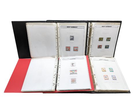 Mostly West German stamps, including stamps on covers, pairs and blocks, various postmarks, commemorative issues etc, housed 