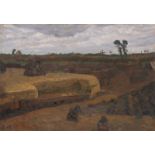 Otto Modersohn. Torfabstich im Teufelsmoor. 1907