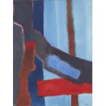 Fritz Winter. „Rot vor Blau“. 1967