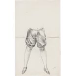 Karl Hubbuch. Studie (Frauenbeine). 1926/28