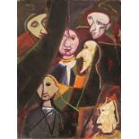 Karl Hofer. „Leute“. 1951