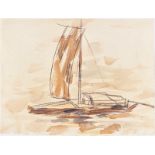 Christian Rohlfs. „Segelboot (Ascona)“. 1931