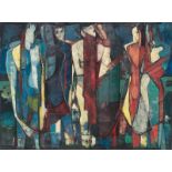 Max Kaus. „Figürliche Komposition“. 1952