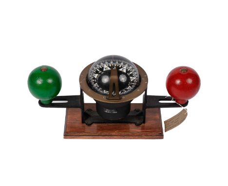 A YB-600 magnetic compass binnacle, by E.S. Ritchie.
