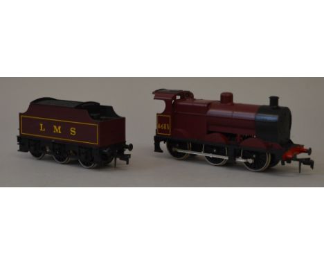 O Gauge. Lima LMS 0-6-0 Fowler 4F. Overall G missing tender connecting link, some scratches to tender side.