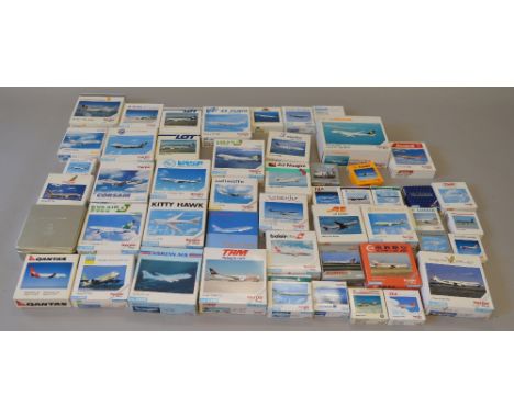 50 Herpa 1:500 scale aeroplanes, VGB.