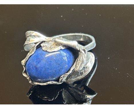 Silver designer ring 