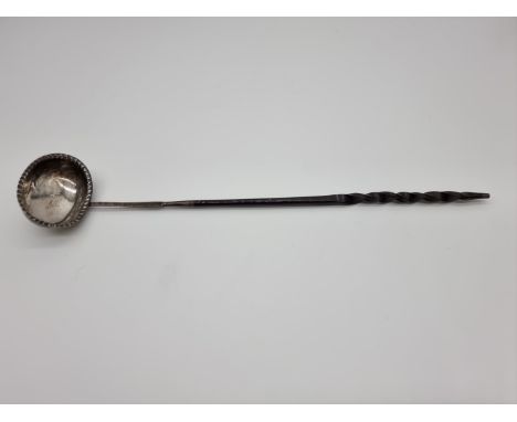 A Georgian silver and baleen toddy ladle,&nbsp;37cm. 