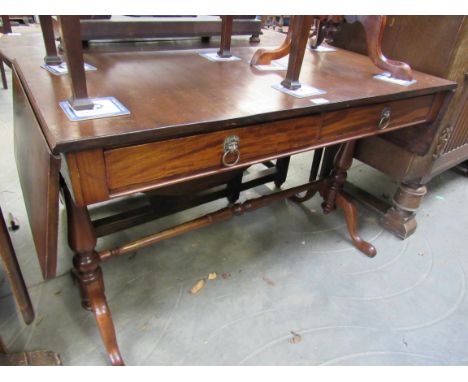 A Victorian mahogany sofa table      