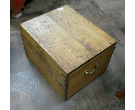 Small stripped and waxed pine trunk
